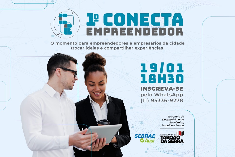 Conecta Empreendedor reunirá empreendedores e empresários de Taboão